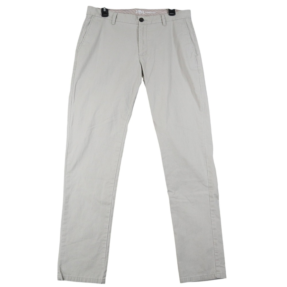 Joseph Abboud JOE Chino Pants Mens 34x32 Tan Stretch Cotton Casual‎ Business